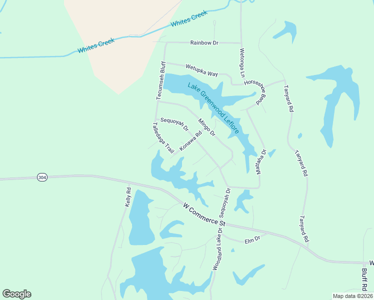 map of restaurants, bars, coffee shops, grocery stores, and more near 2003 Keowee Cove in Hernando