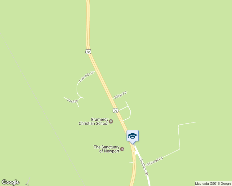 map of restaurants, bars, coffee shops, grocery stores, and more near 117 Ridge Road in Newport