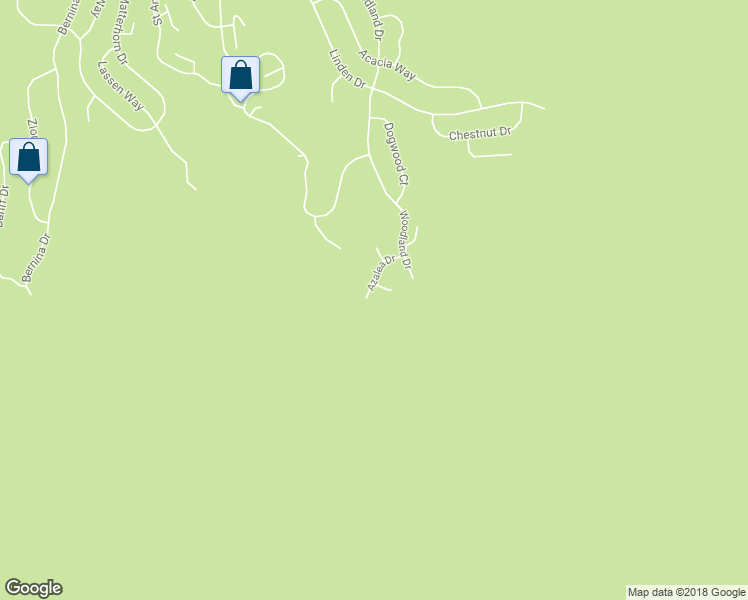 map of restaurants, bars, coffee shops, grocery stores, and more near 1200 Azalea Drive in Pine Mountain Club