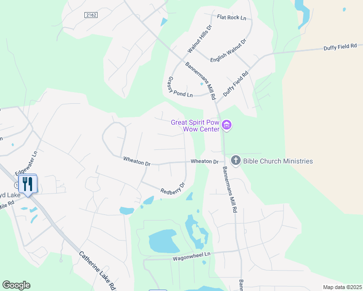 map of restaurants, bars, coffee shops, grocery stores, and more near 107 Linden Road in Richlands