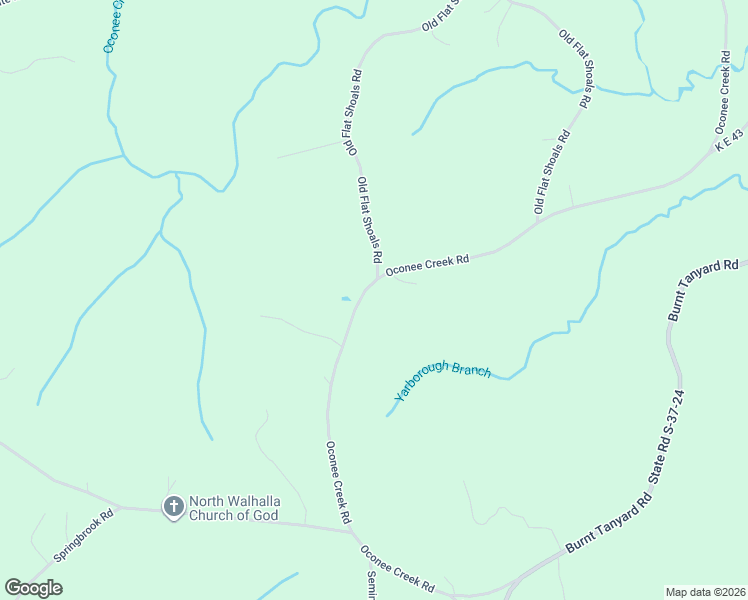 map of restaurants, bars, coffee shops, grocery stores, and more near 615 Oconee Creek Road in Walhalla