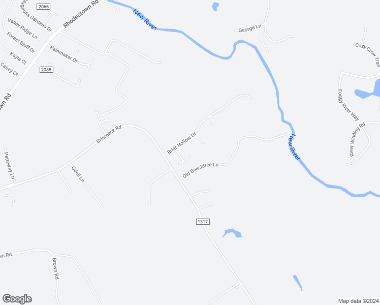 map of restaurants, bars, coffee shops, grocery stores, and more near 111 Thorn Tree Court in Jacksonville