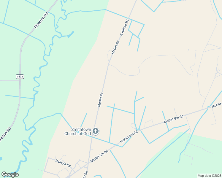 map of restaurants, bars, coffee shops, grocery stores, and more near 4426 McGirt Road in Maxton