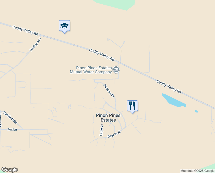 map of restaurants, bars, coffee shops, grocery stores, and more near 1324 Pinetree Drive in Frazier Park