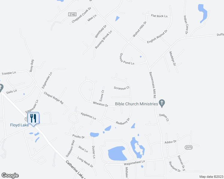 map of restaurants, bars, coffee shops, grocery stores, and more near 313 Scranton Court in Richlands