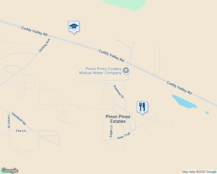 map of restaurants, bars, coffee shops, grocery stores, and more near 1405 Pinetree Drive in Frazier Park