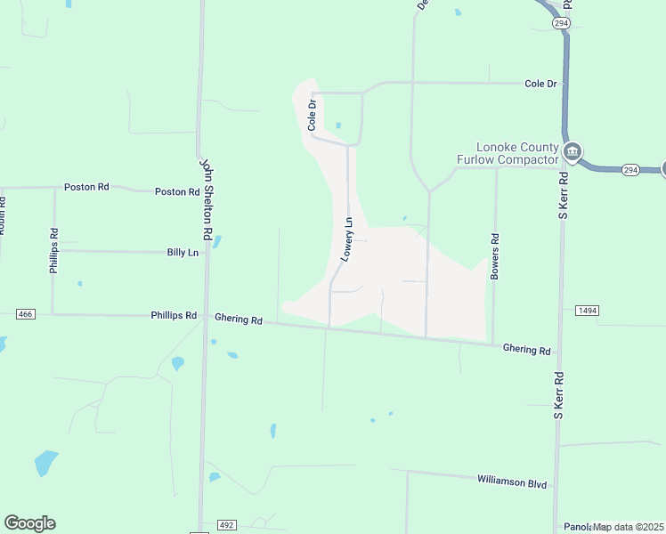 map of restaurants, bars, coffee shops, grocery stores, and more near 158 Lowery Lane in Jacksonville