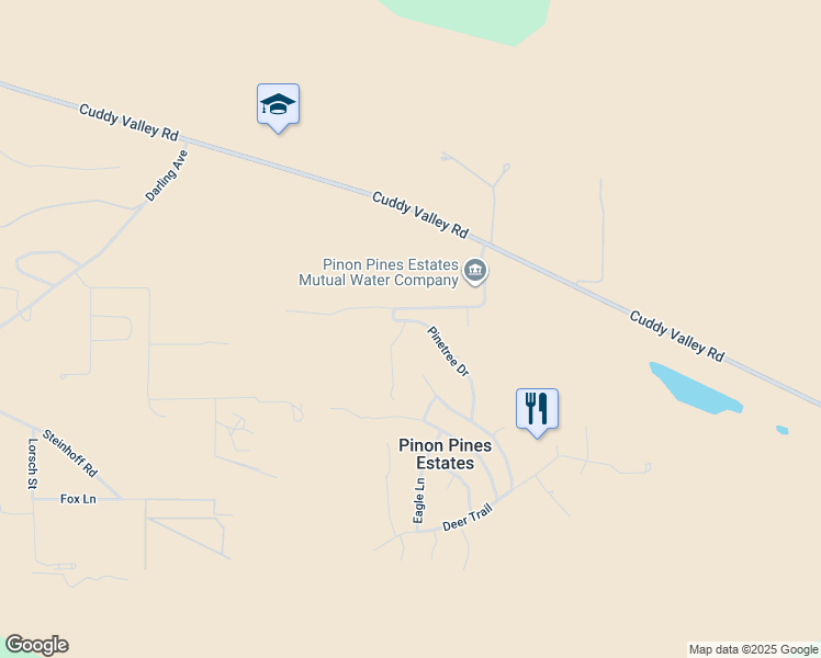 map of restaurants, bars, coffee shops, grocery stores, and more near 1405 Pinetree Drive in Frazier Park