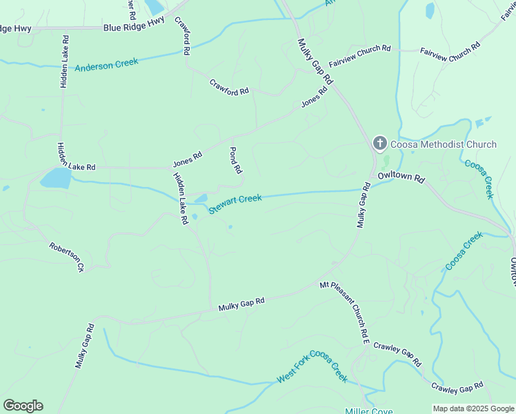 map of restaurants, bars, coffee shops, grocery stores, and more near 374 Lower Fox Trail in Blairsville
