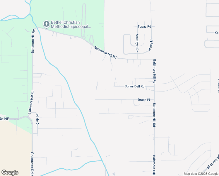 map of restaurants, bars, coffee shops, grocery stores, and more near 258 Sunny Dell Road in Huntsville