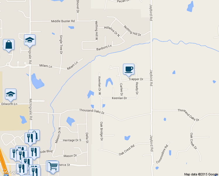 map of restaurants, bars, coffee shops, grocery stores, and more near 1877 Keenlan Cove in Hernando