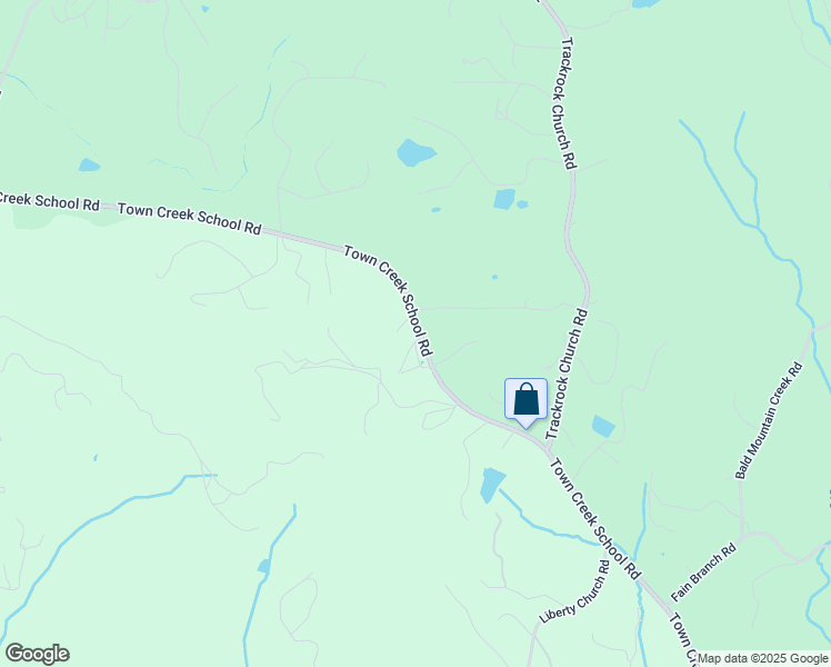 map of restaurants, bars, coffee shops, grocery stores, and more near 16 Misty Mountain Lane in Blairsville