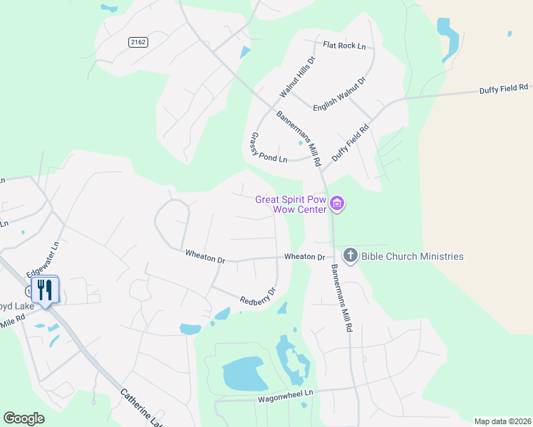 map of restaurants, bars, coffee shops, grocery stores, and more near 113 Linden Road in Richlands