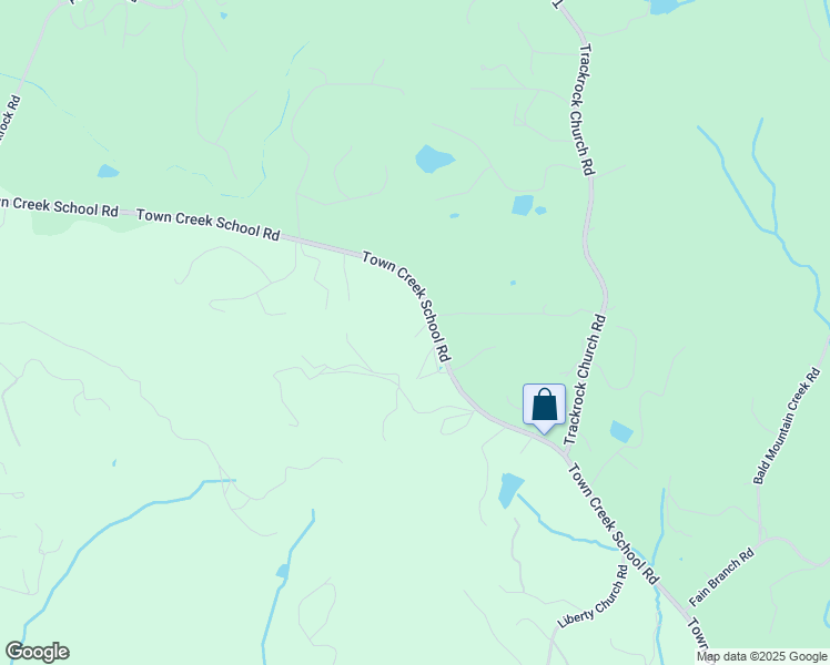map of restaurants, bars, coffee shops, grocery stores, and more near 16 Misty Mountain Lane in Blairsville