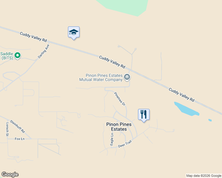 map of restaurants, bars, coffee shops, grocery stores, and more near 1401 Pinetree Drive in Frazier Park