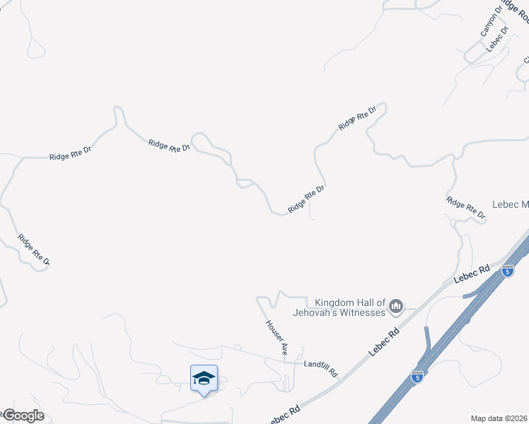 map of restaurants, bars, coffee shops, grocery stores, and more near Ridge Route Drive in Lebec
