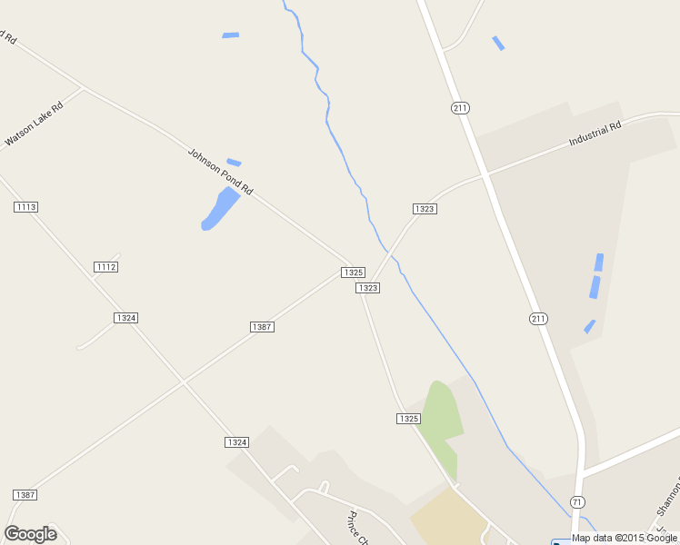 map of restaurants, bars, coffee shops, grocery stores, and more near Springside Road in Red Springs