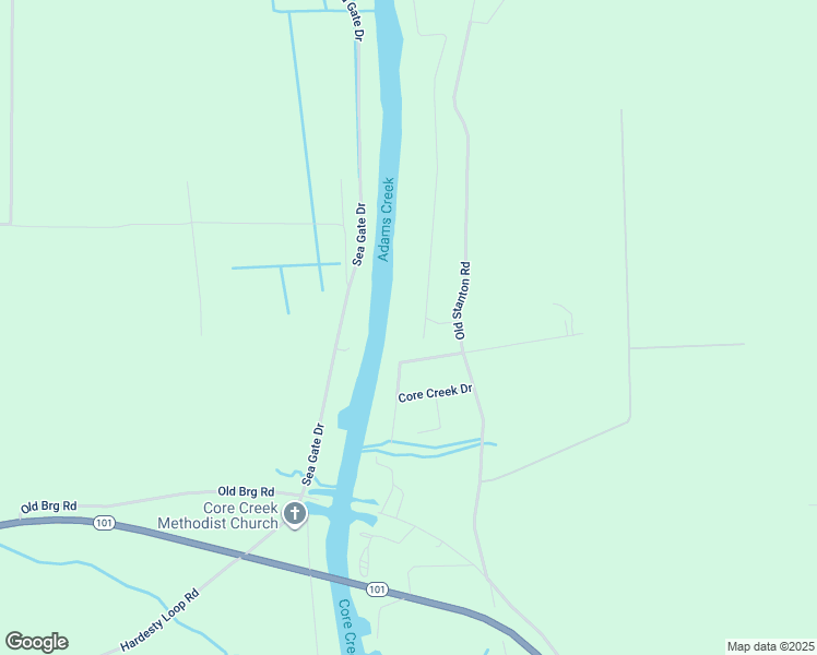 map of restaurants, bars, coffee shops, grocery stores, and more near 203 Gatsey Lane in Beaufort