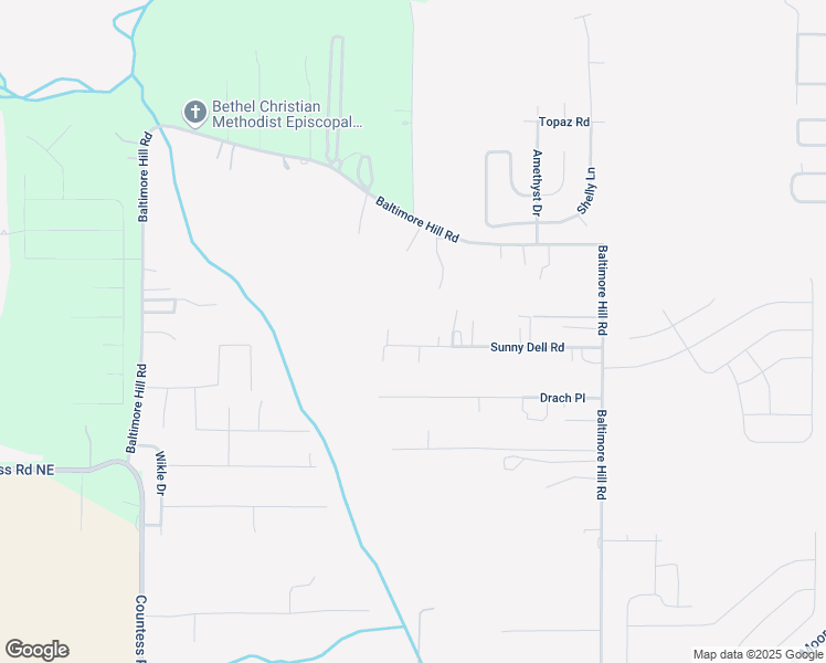 map of restaurants, bars, coffee shops, grocery stores, and more near 258 Sunny Dell Road in Huntsville