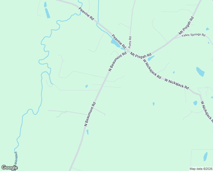 map of restaurants, bars, coffee shops, grocery stores, and more near 402 North Beaumont Road in Ringgold