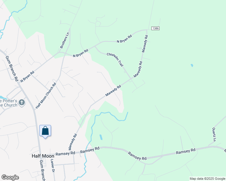 map of restaurants, bars, coffee shops, grocery stores, and more near 203 South Maready Road in Jacksonville
