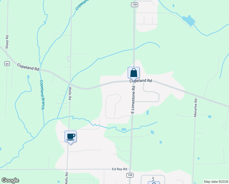 map of restaurants, bars, coffee shops, grocery stores, and more near 27024 Thomas Edward Drive in Athens