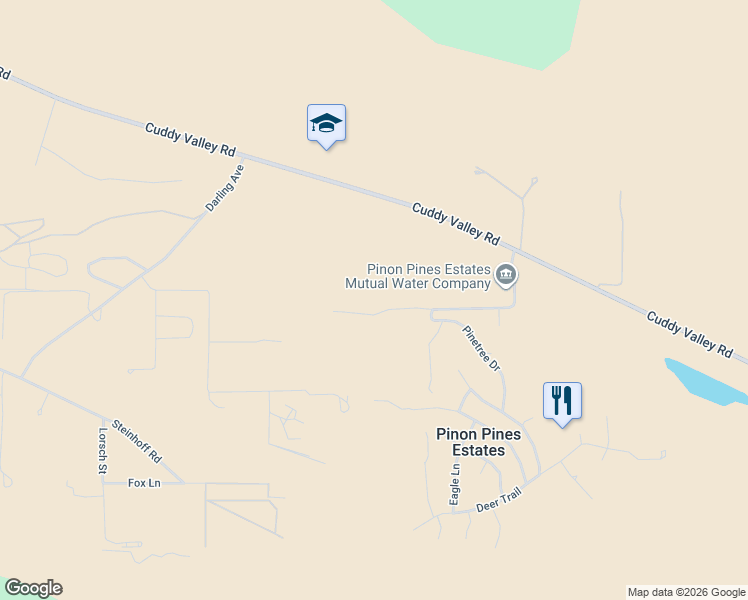 map of restaurants, bars, coffee shops, grocery stores, and more near 9409 Whispering Pines Road in Frazier Park