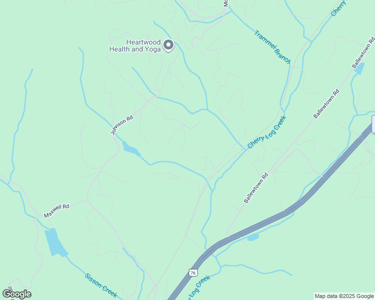 map of restaurants, bars, coffee shops, grocery stores, and more near 287 Cheyenne Trail in Blue Ridge