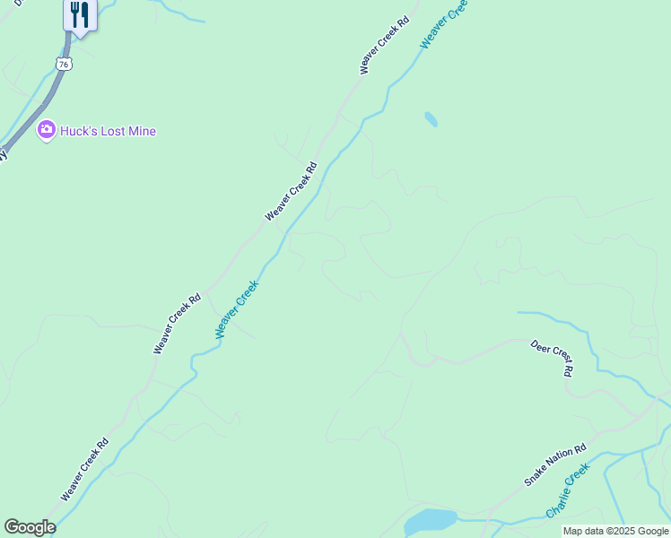 map of restaurants, bars, coffee shops, grocery stores, and more near 552 Weaver Creek Way in Blue Ridge