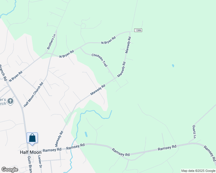 map of restaurants, bars, coffee shops, grocery stores, and more near 203 South Maready Road in Jacksonville