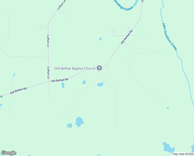 map of restaurants, bars, coffee shops, grocery stores, and more near 1221 Old Bethel Road in Chickamauga