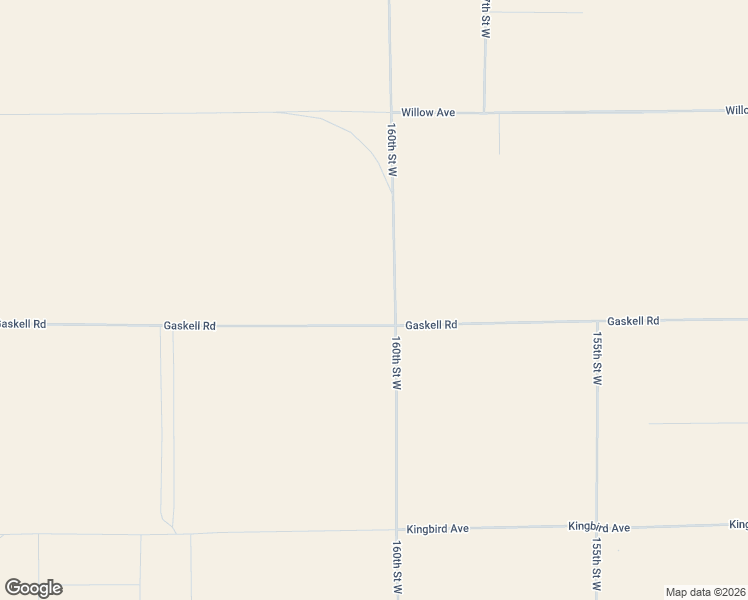 map of restaurants, bars, coffee shops, grocery stores, and more near 16071 Gaskell Road in Rosamond