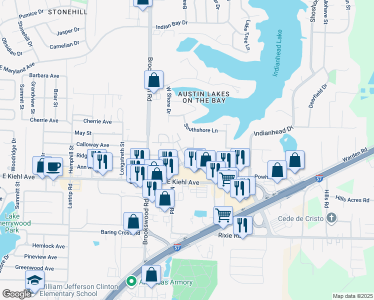 map of restaurants, bars, coffee shops, grocery stores, and more near 100 Manson Road in Sherwood