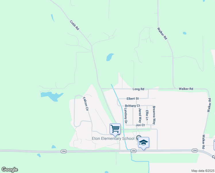 map of restaurants, bars, coffee shops, grocery stores, and more near 587 Long Road in Chatsworth