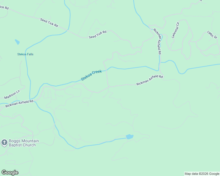 map of restaurants, bars, coffee shops, grocery stores, and more near Rickman Airfield Road in Clayton
