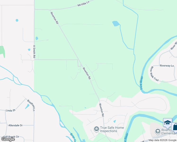 map of restaurants, bars, coffee shops, grocery stores, and more near 460 Riverton Road in Huntsville