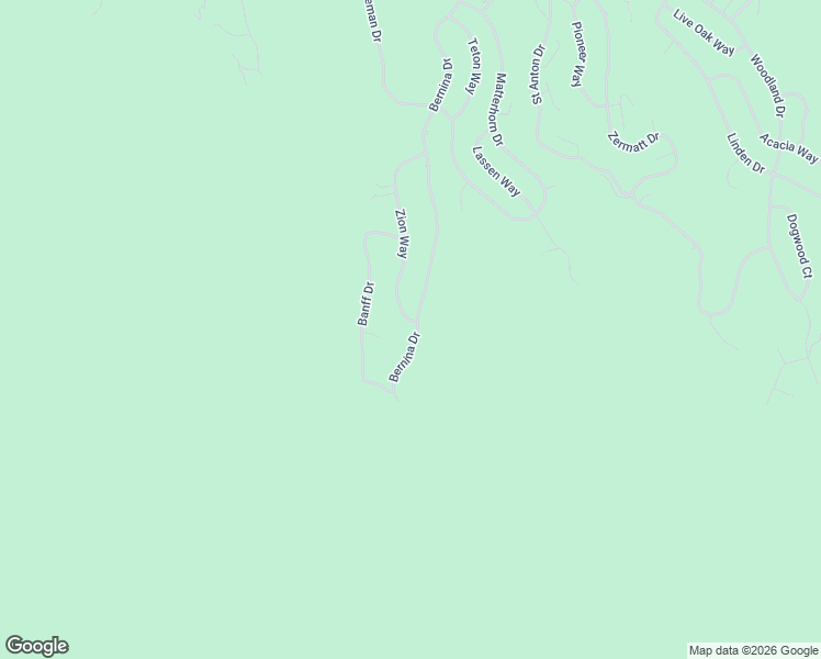 map of restaurants, bars, coffee shops, grocery stores, and more near 1401 Zion Way in Pine Mountain Club