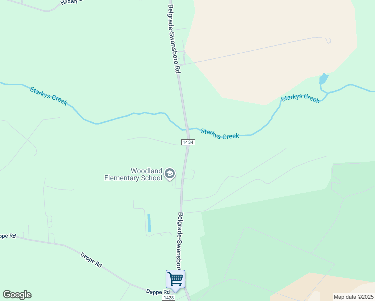 map of restaurants, bars, coffee shops, grocery stores, and more near 2180 Belgrade-Swansboro Road in Maysville