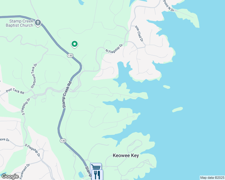 map of restaurants, bars, coffee shops, grocery stores, and more near 503 Tall Ship Drive in Salem