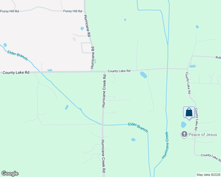 map of restaurants, bars, coffee shops, grocery stores, and more near 2350 Hurricane Creek Road in Gurley