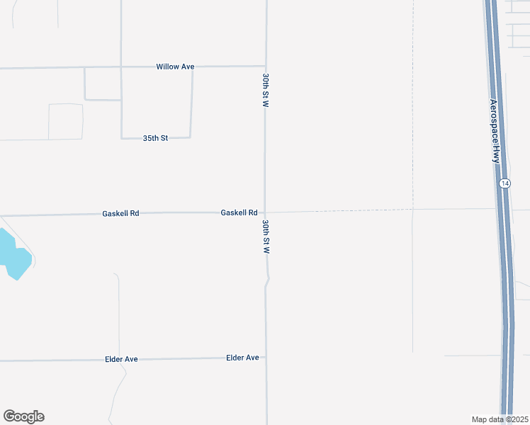map of restaurants, bars, coffee shops, grocery stores, and more near 30th Street West in Rosamond