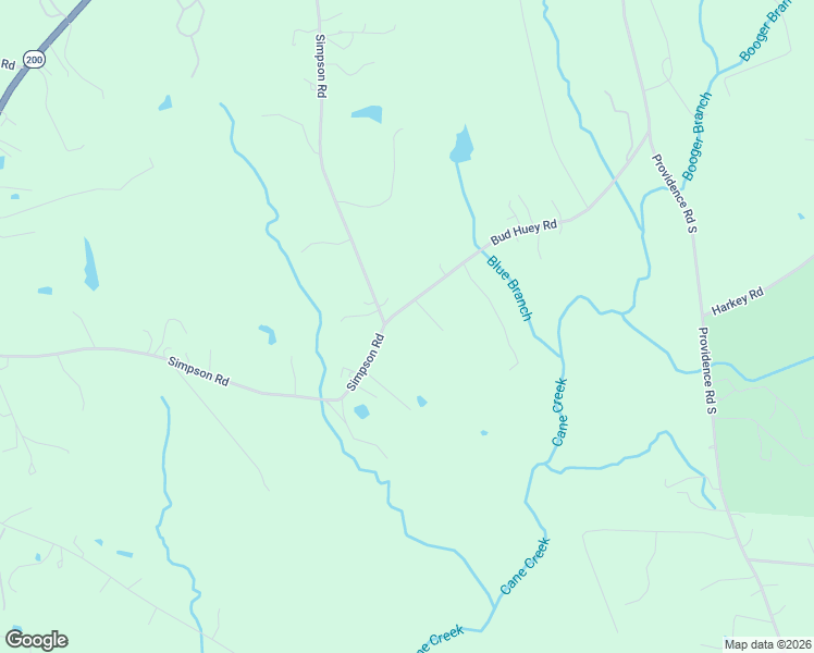 map of restaurants, bars, coffee shops, grocery stores, and more near 6307 Bud Huey Road in Waxhaw