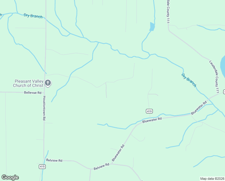 map of restaurants, bars, coffee shops, grocery stores, and more near 110 Dry Branch Road in Killen