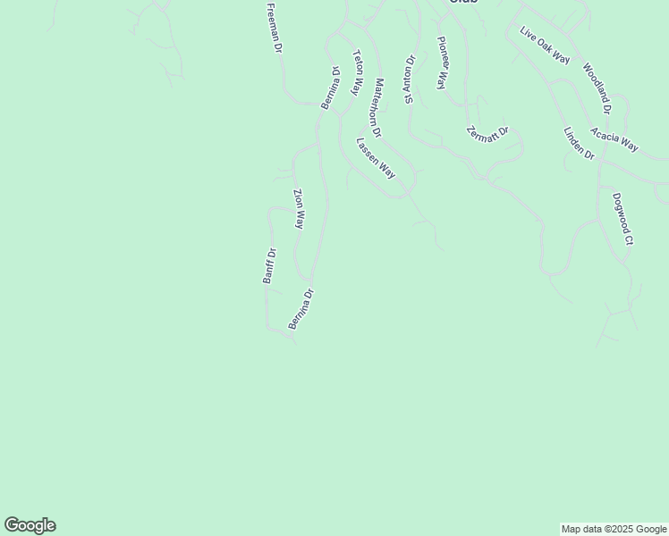 map of restaurants, bars, coffee shops, grocery stores, and more near 1420 Bernina Drive in Pine Mountain Club