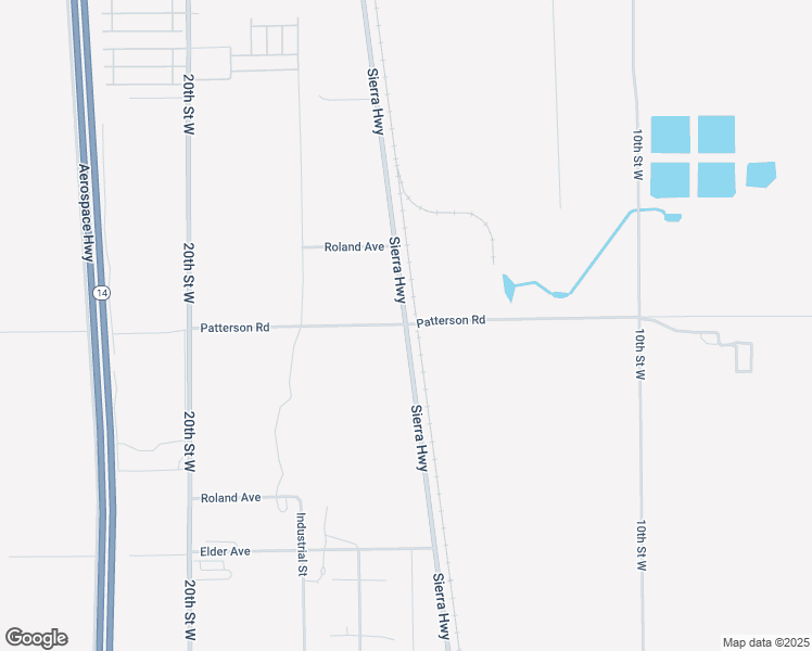map of restaurants, bars, coffee shops, grocery stores, and more near Sierra Highway in Rosamond