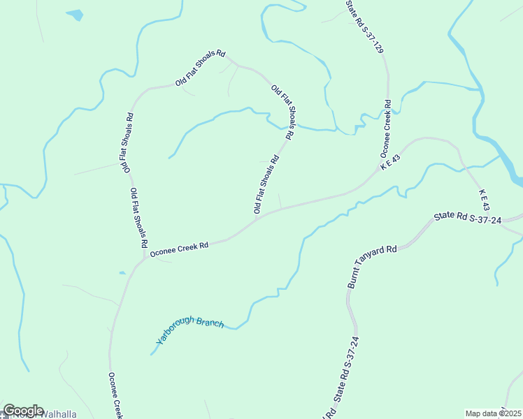 map of restaurants, bars, coffee shops, grocery stores, and more near 490 Oconee Creek Road in Walhalla