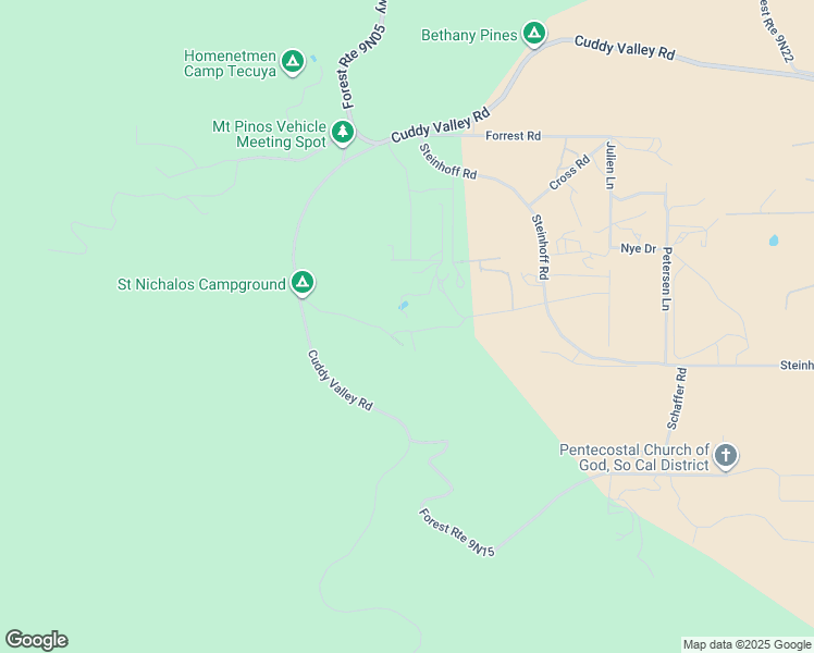map of restaurants, bars, coffee shops, grocery stores, and more near 12600 Cuddy Valley Rd in Frazier Park