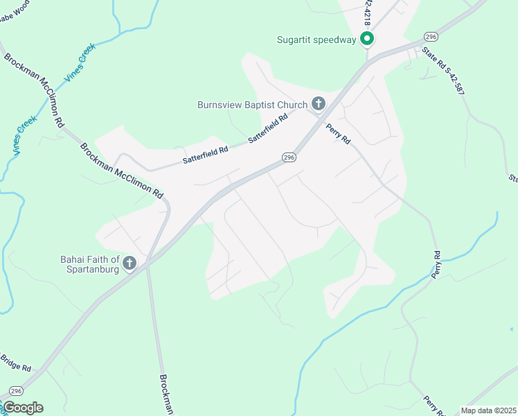 map of restaurants, bars, coffee shops, grocery stores, and more near 215 Abners Trail Road in Greer