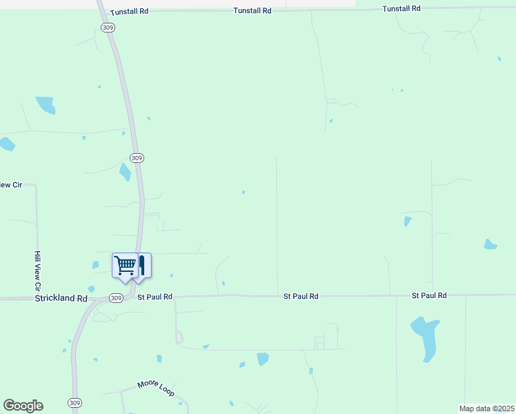 map of restaurants, bars, coffee shops, grocery stores, and more near 159 Pin Oak Drive in Byhalia
