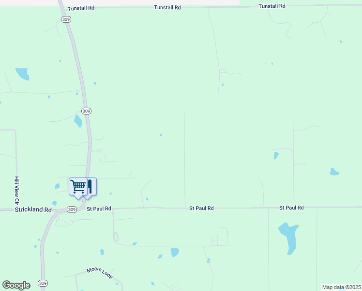 map of restaurants, bars, coffee shops, grocery stores, and more near 159 Pin Oak Drive in Byhalia